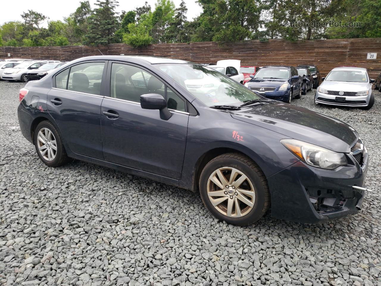 2016 Subaru Impreza Premium Charcoal vin: JF1GJAB6XGH016923