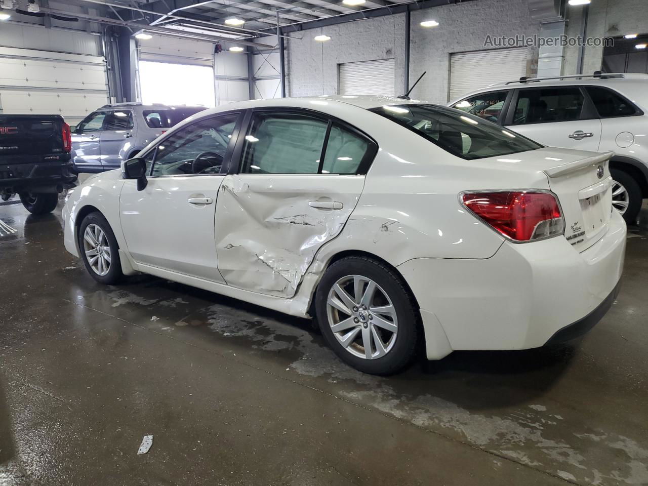 2016 Subaru Impreza Premium White vin: JF1GJAB6XGH017960