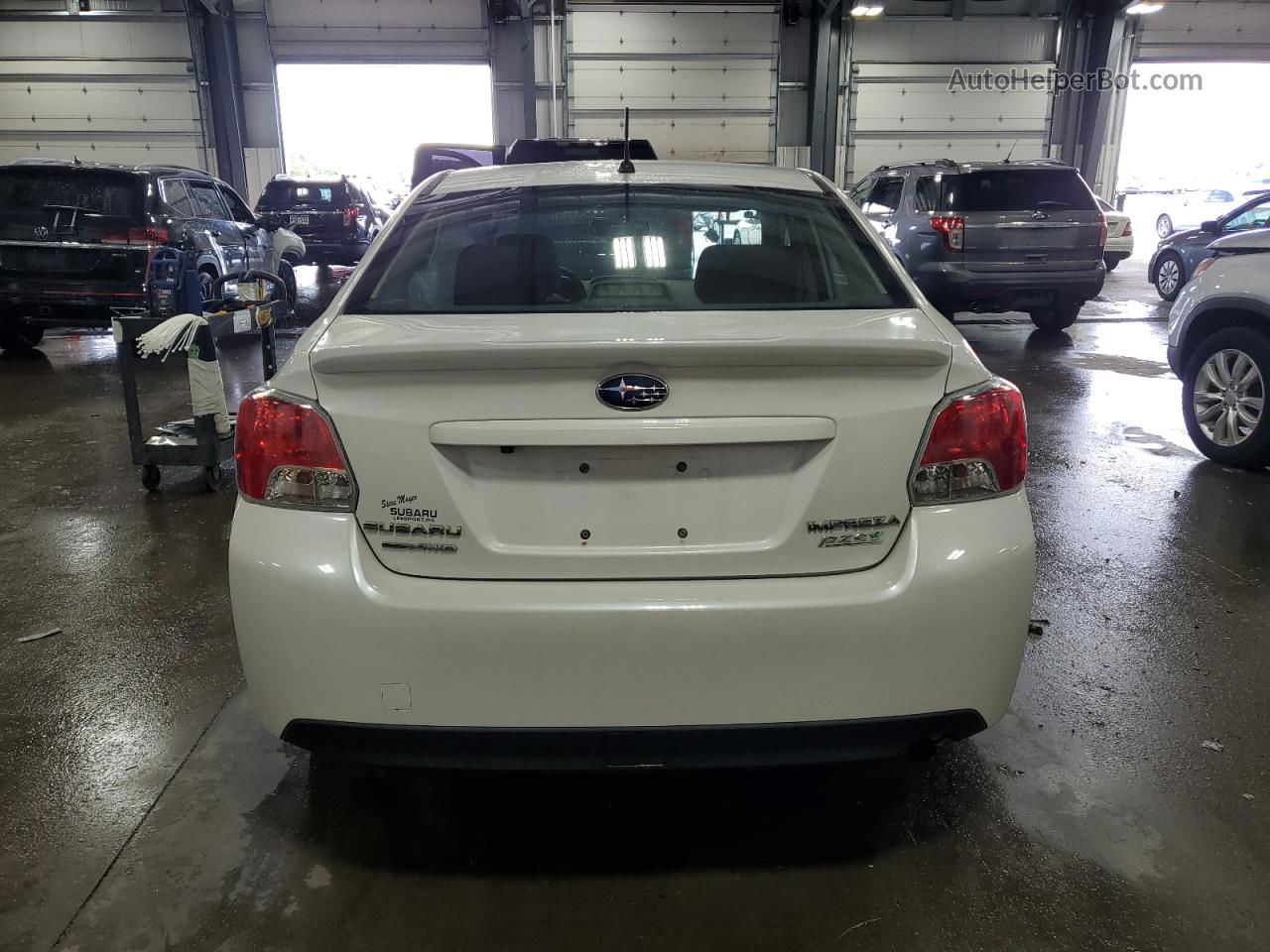 2016 Subaru Impreza Premium White vin: JF1GJAB6XGH017960