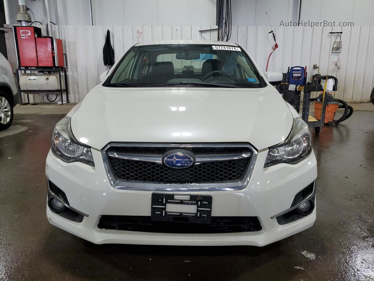 2016 Subaru Impreza Premium White vin: JF1GJAB6XGH017960