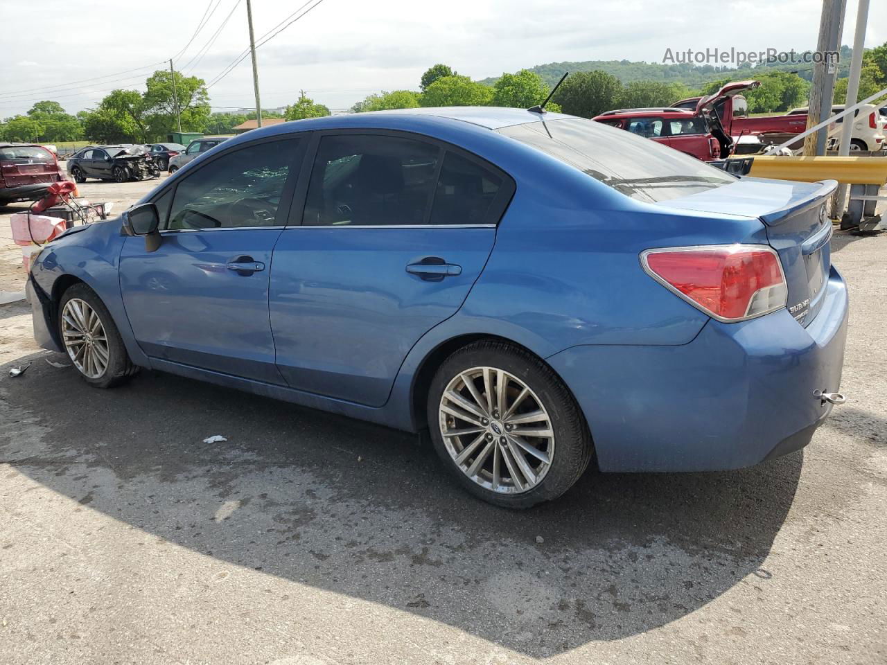 2016 Subaru Impreza Premium Plus Blue vin: JF1GJAF60GH007724