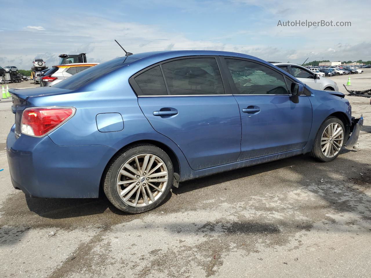 2016 Subaru Impreza Premium Plus Blue vin: JF1GJAF60GH007724