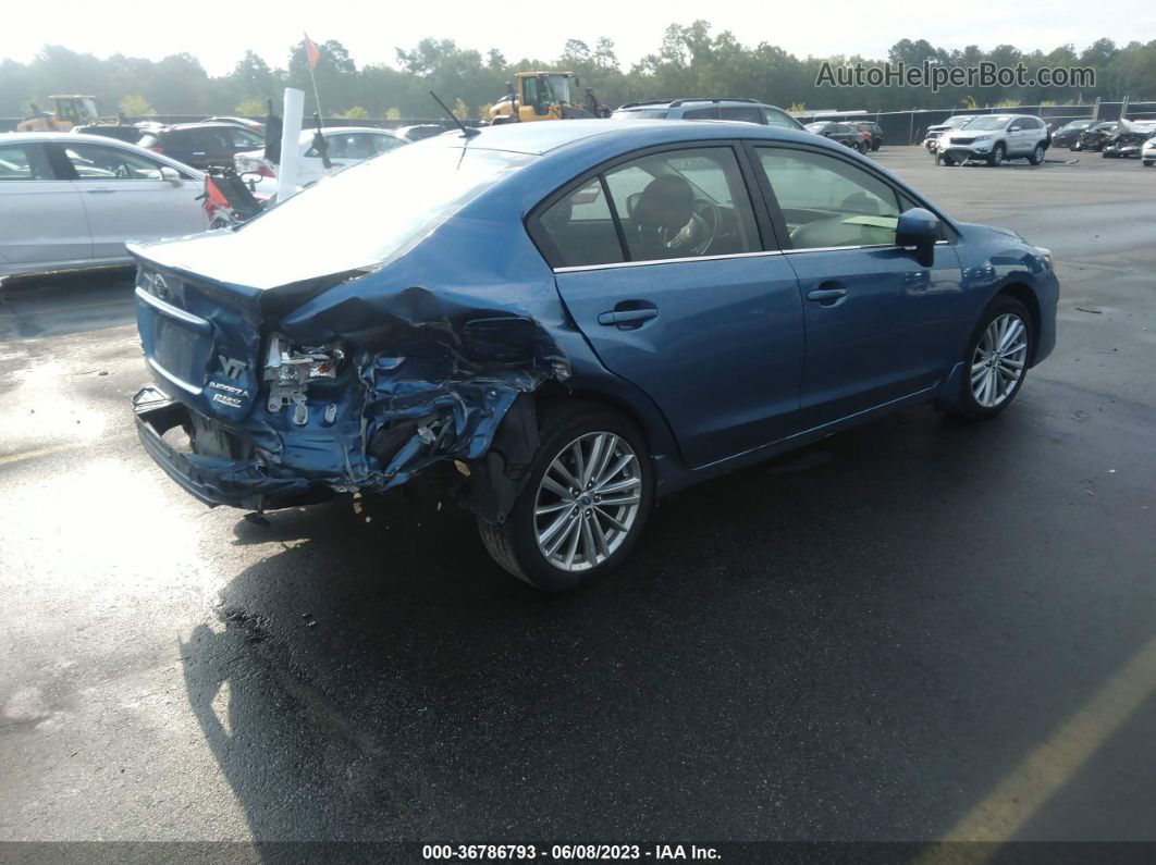 2016 Subaru Impreza Sedan Premium Blue vin: JF1GJAF61GH011183