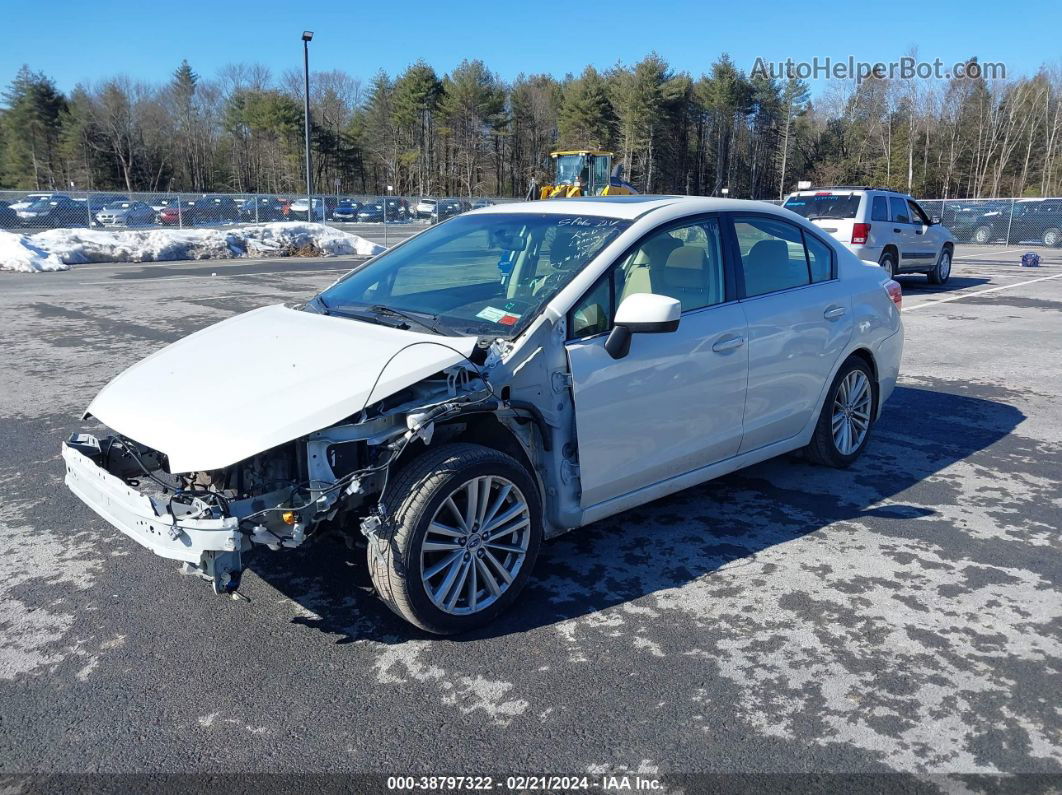 2016 Subaru Impreza 2.0i Premium White vin: JF1GJAF62GH012844