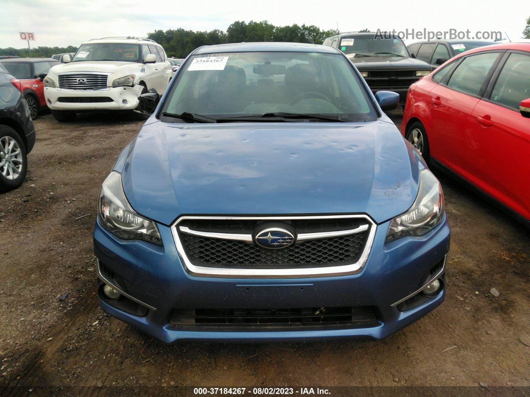 2016 Subaru Impreza Sedan Premium Blue vin: JF1GJAF62GH014772