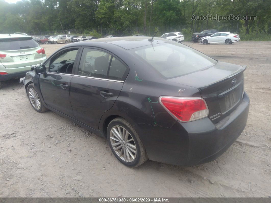 2016 Subaru Impreza Sedan Premium Gray vin: JF1GJAF62GH017199