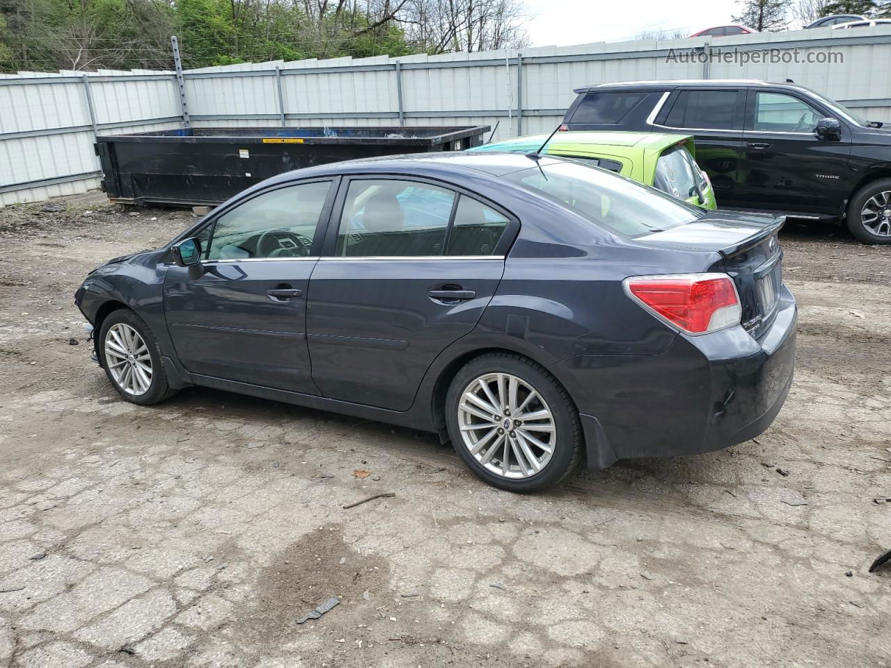 2016 Subaru Impreza Premium Plus Blue vin: JF1GJAF63GH003053