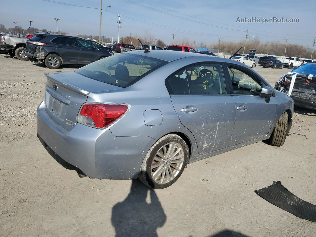 2016 Subaru Impreza Premium Plus Серебряный vin: JF1GJAF63GH016174