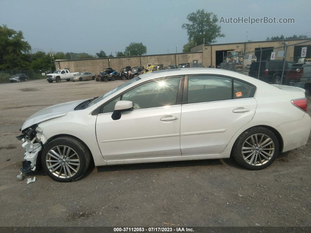 2016 Subaru Impreza Sedan Premium White vin: JF1GJAF65GH009694