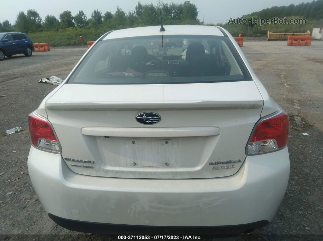 2016 Subaru Impreza Sedan Premium White vin: JF1GJAF65GH009694