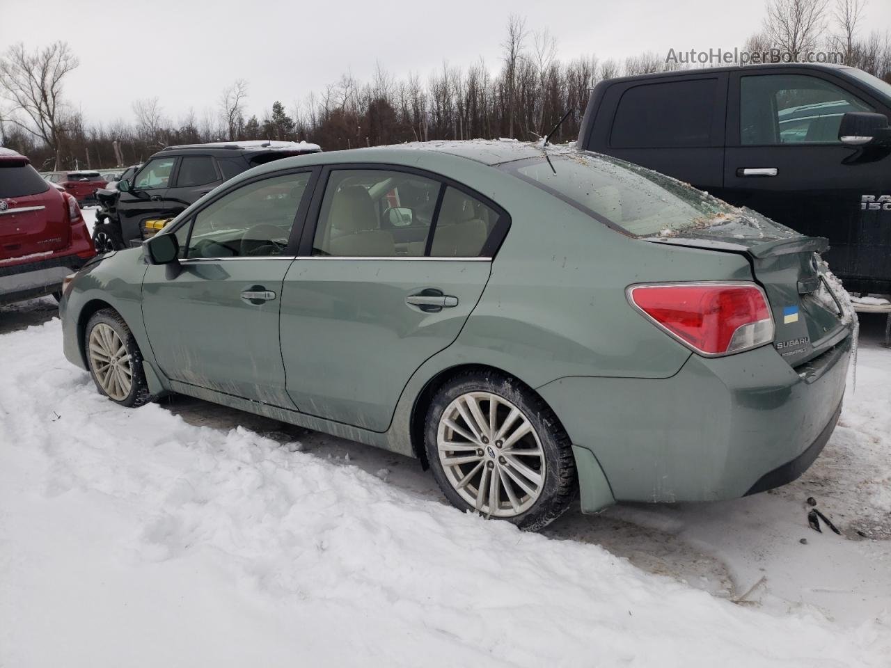 2016 Subaru Impreza Premium Plus Зеленый vin: JF1GJAF66GH006190