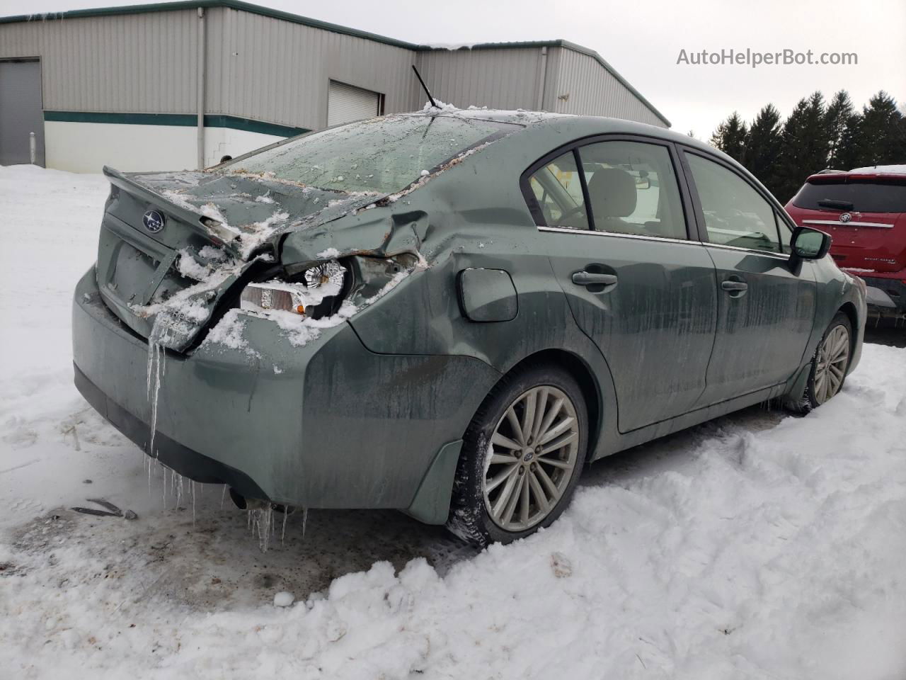 2016 Subaru Impreza Premium Plus Green vin: JF1GJAF66GH006190