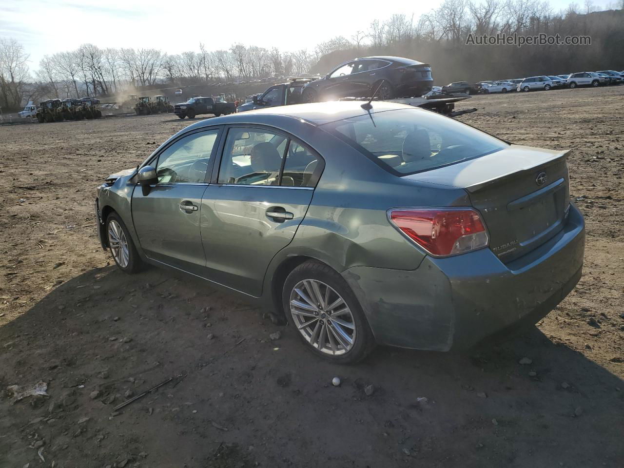 2016 Subaru Impreza Premium Plus Teal vin: JF1GJAF68GH009642