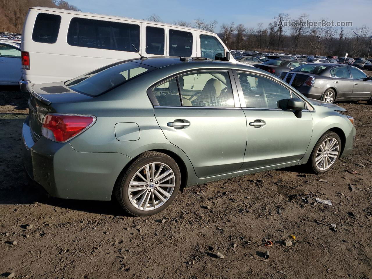 2016 Subaru Impreza Premium Plus Teal vin: JF1GJAF68GH009642