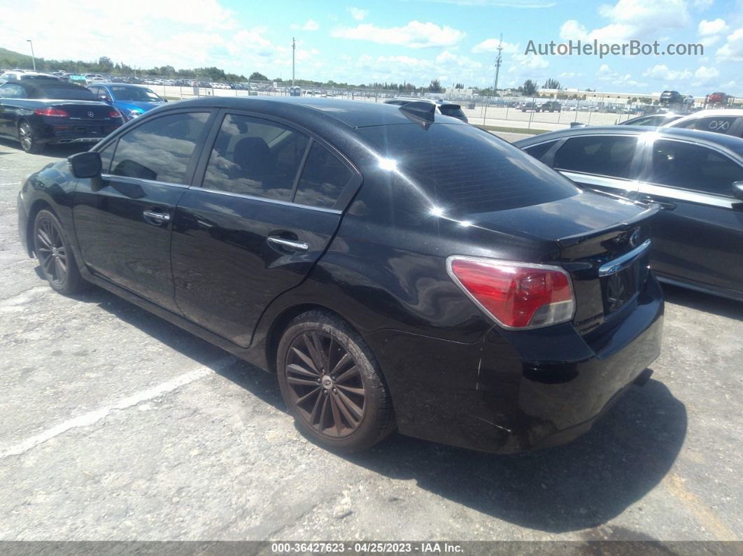 2016 Subaru Impreza Sedan Limited Black vin: JF1GJAK61GH006958