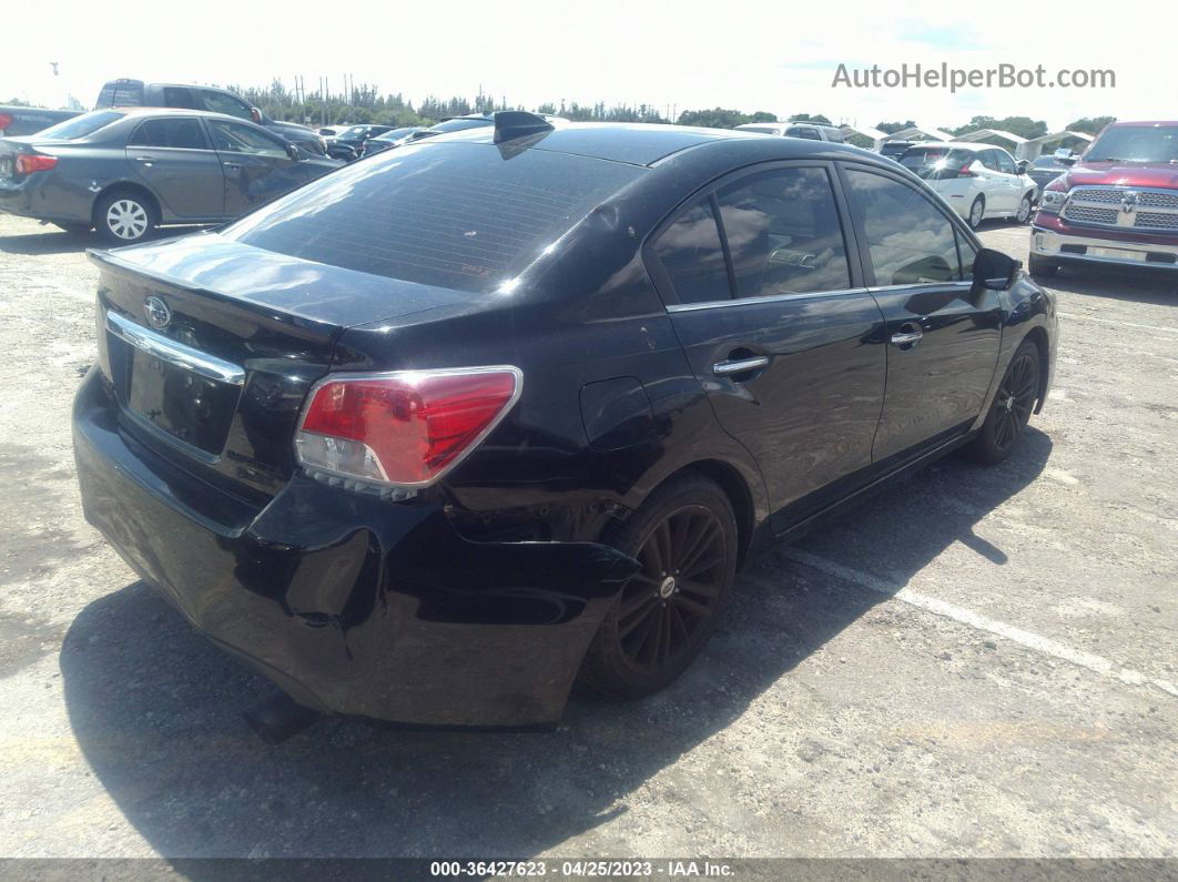 2016 Subaru Impreza Sedan Limited Black vin: JF1GJAK61GH006958