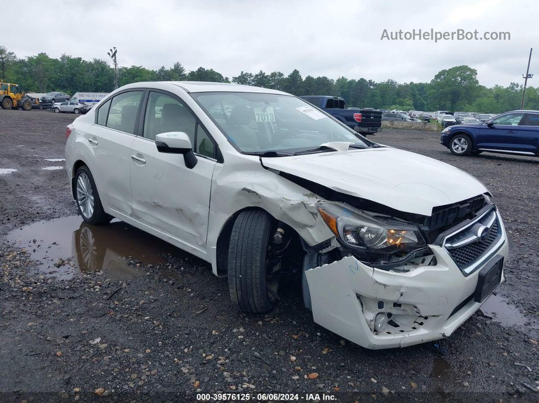 2016 Subaru Impreza 2.0i Limited White vin: JF1GJAK62GH022117