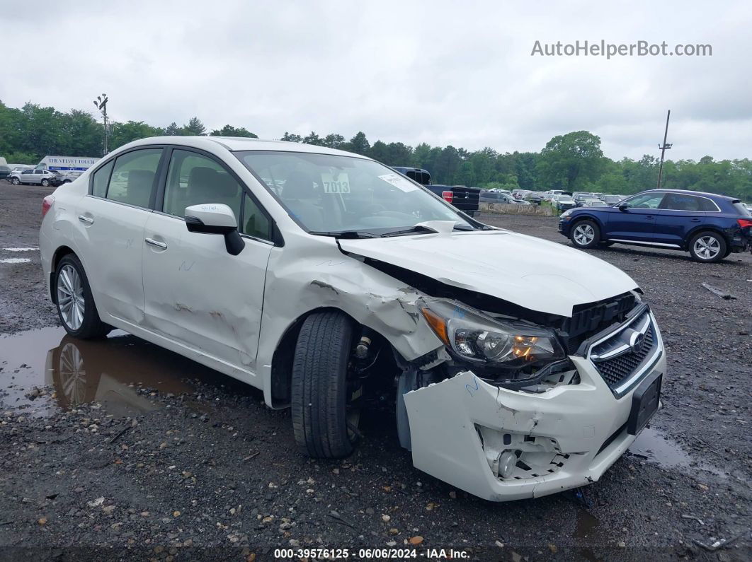 2016 Subaru Impreza 2.0i Limited White vin: JF1GJAK62GH022117