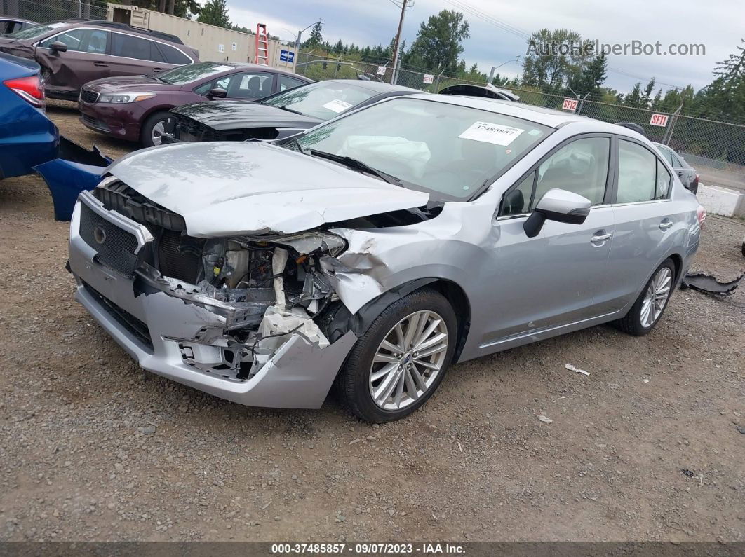 2016 Subaru Impreza Sedan Limited Silver vin: JF1GJAK63GH007142