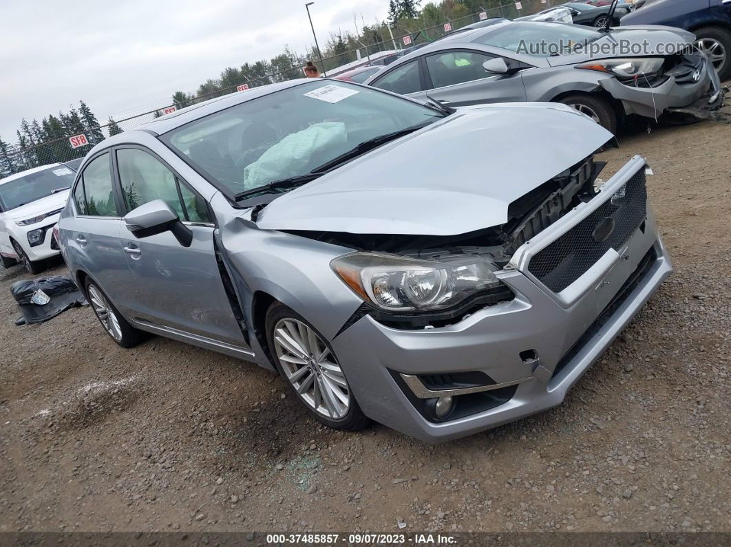 2016 Subaru Impreza Sedan Limited Silver vin: JF1GJAK63GH007142