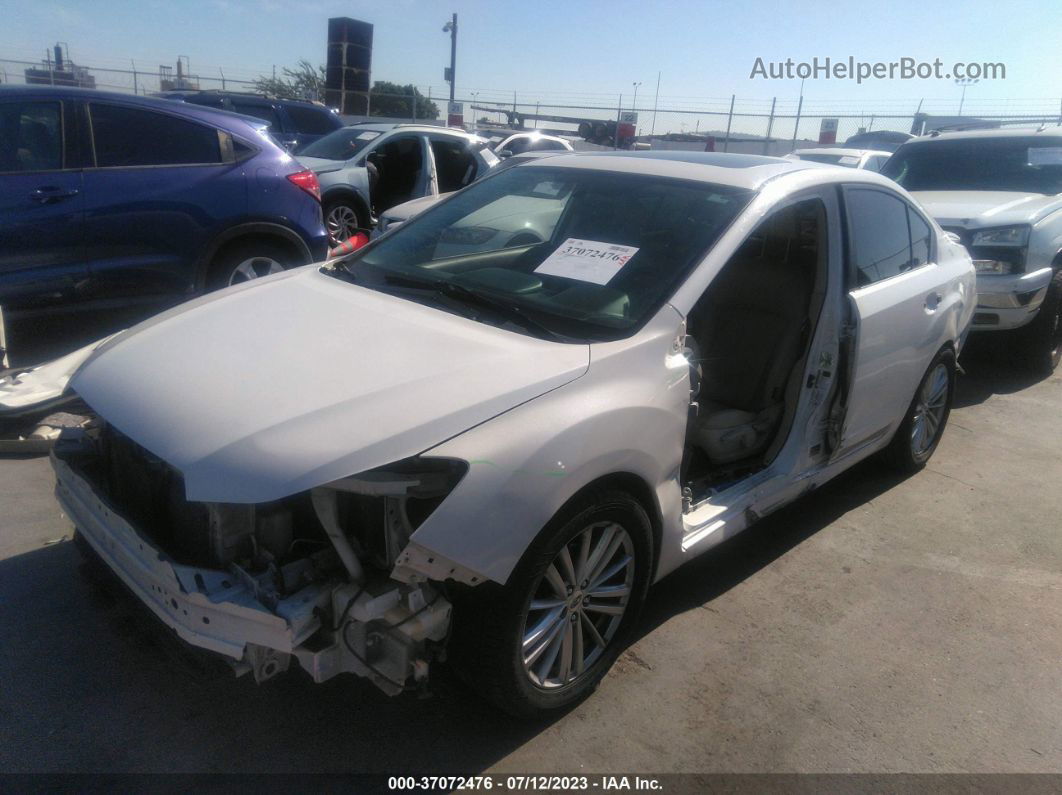 2016 Subaru Impreza Sedan Limited White vin: JF1GJAK67GH010979