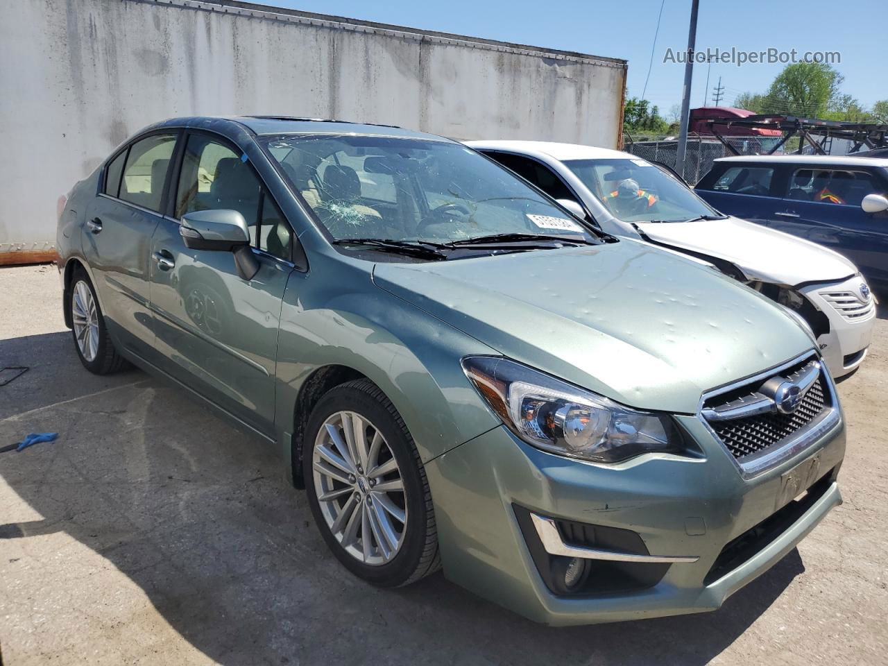 2016 Subaru Impreza Limited Green vin: JF1GJAN62GH012148