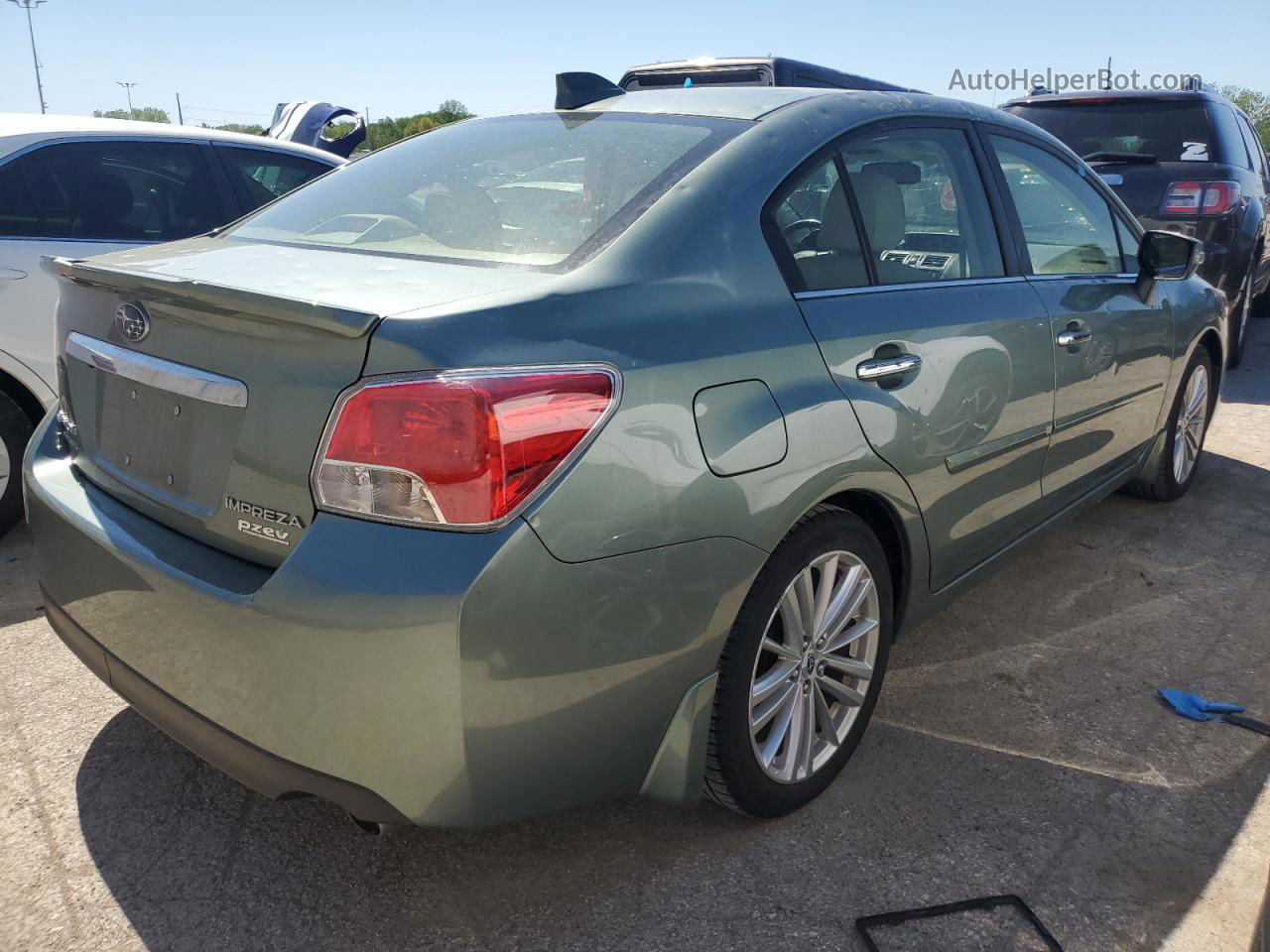 2016 Subaru Impreza Limited Green vin: JF1GJAN62GH012148