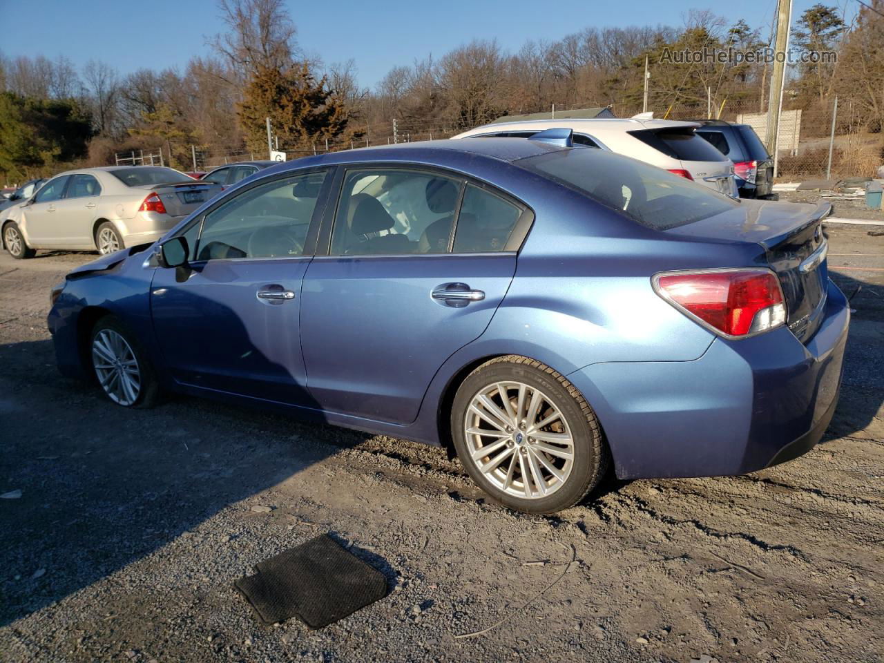 2016 Subaru Impreza Limited Blue vin: JF1GJAN6XGH009515