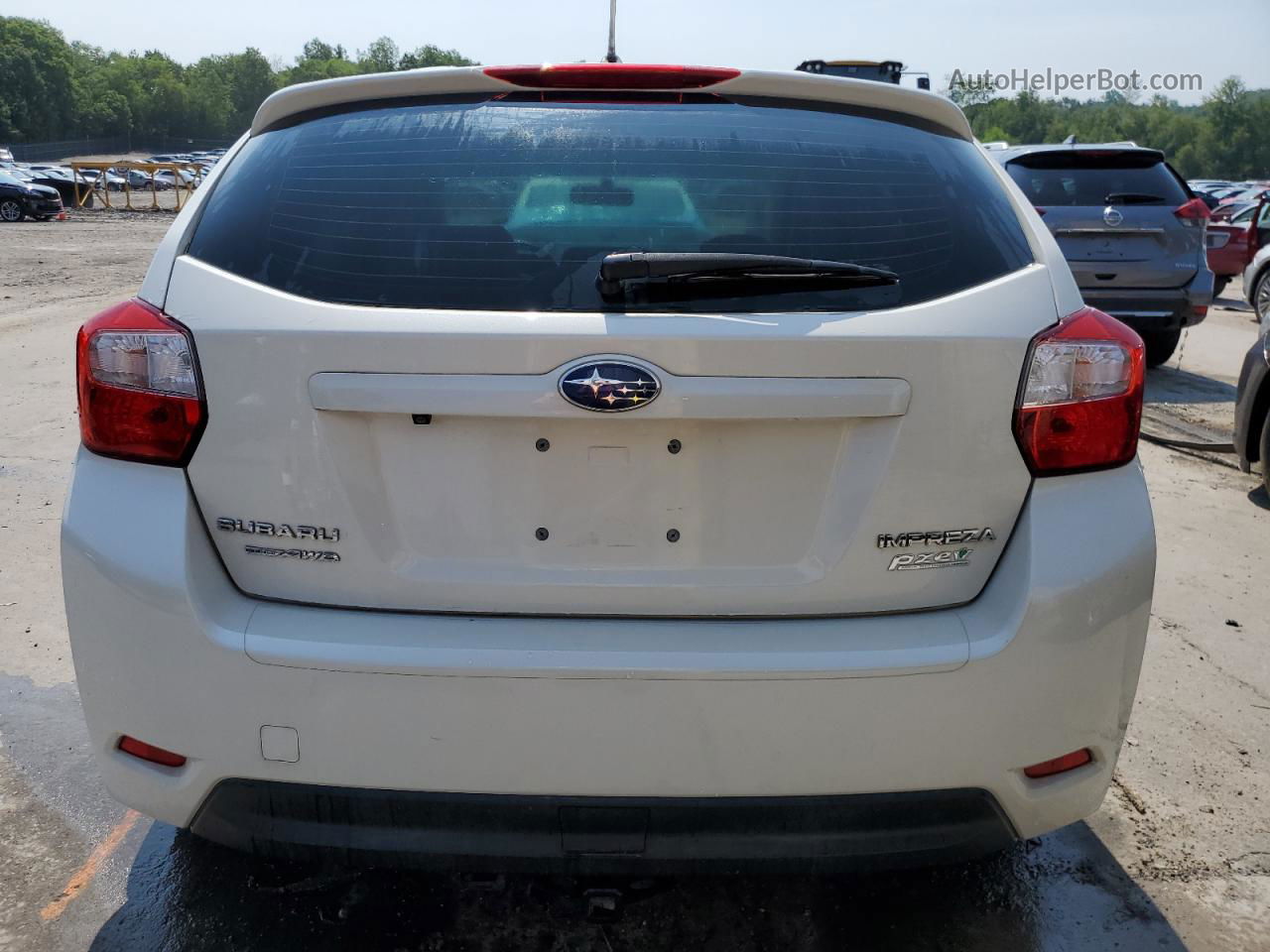 2016 Subaru Impreza White vin: JF1GPAA60G8249306