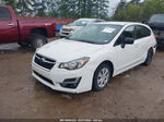 2016 Subaru Impreza 2.0i White vin: JF1GPAA64G8323598