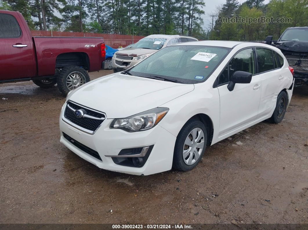 2016 Subaru Impreza 2.0i Белый vin: JF1GPAA64G8323598