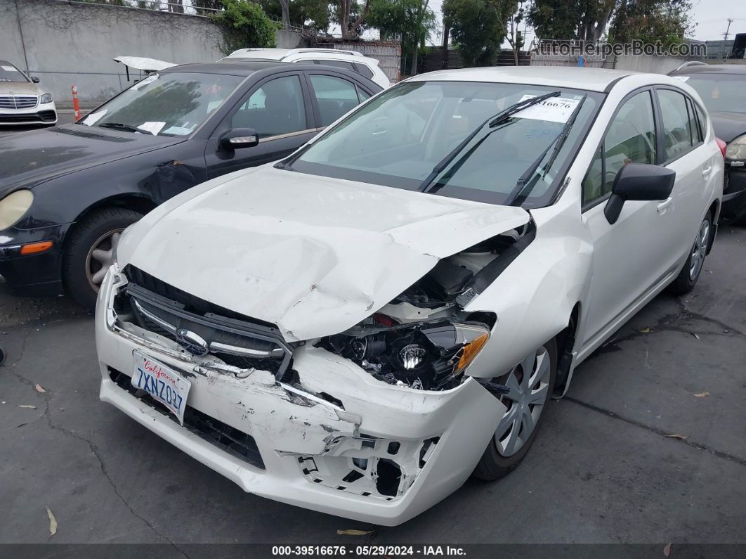 2016 Subaru Impreza 2.0i White vin: JF1GPAA64G9263445