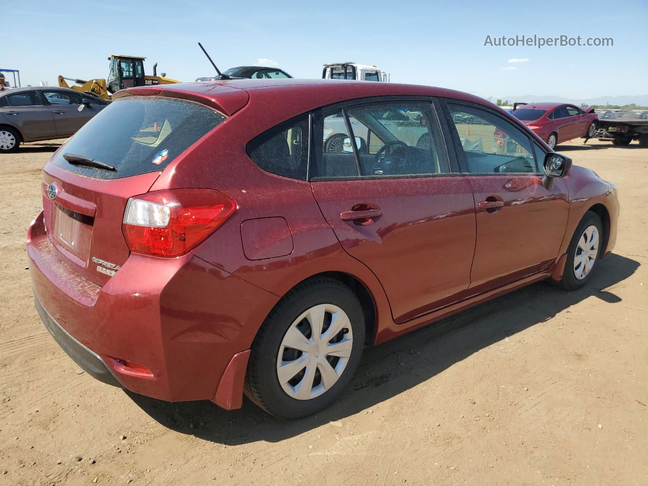 2016 Subaru Impreza  Maroon vin: JF1GPAA64GG289569