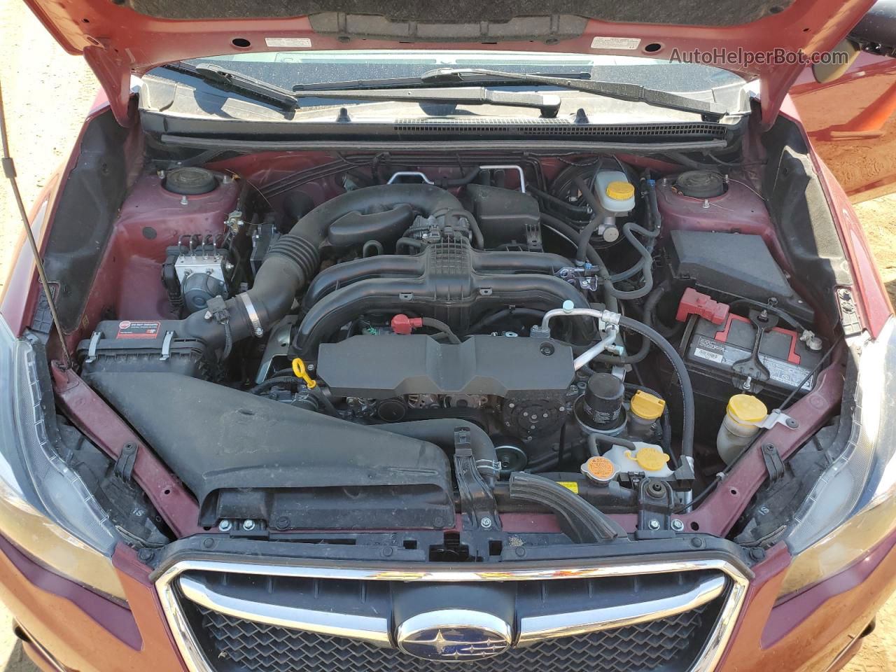 2016 Subaru Impreza  Maroon vin: JF1GPAA64GG289569