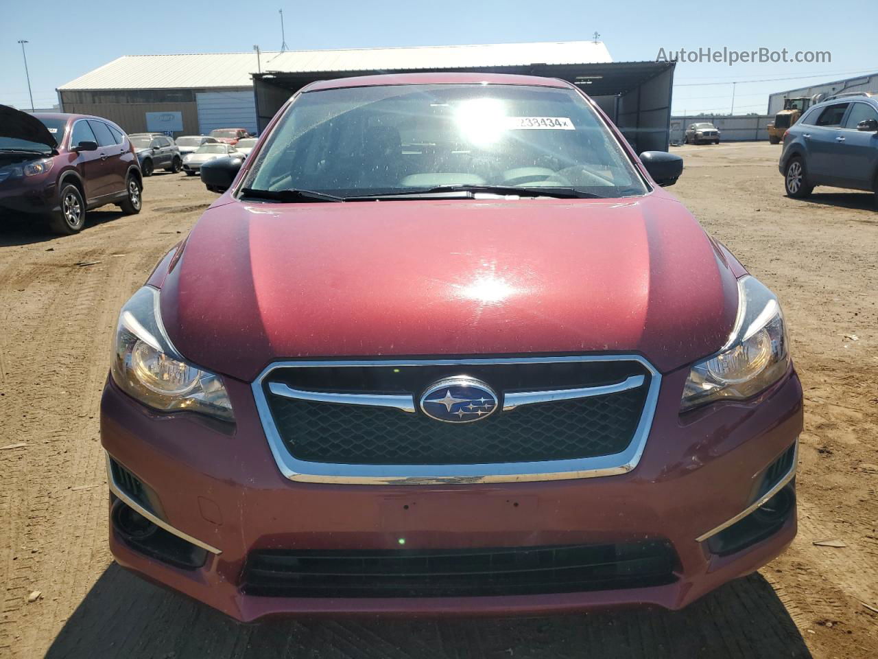 2016 Subaru Impreza  Maroon vin: JF1GPAA64GG289569