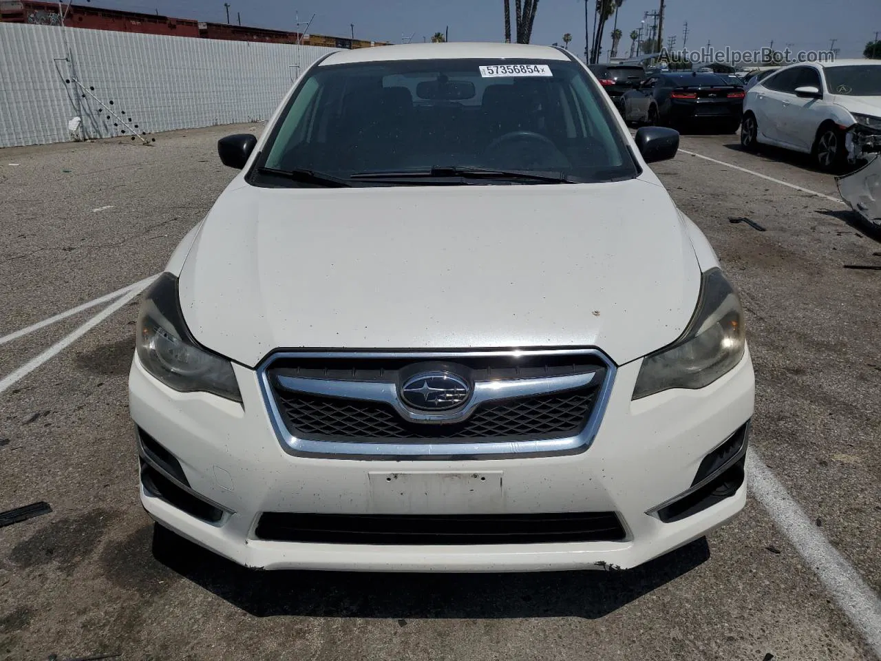 2016 Subaru Impreza  White vin: JF1GPAA64GH305165