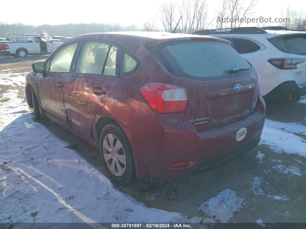 2016 Subaru Impreza 2.0i Red vin: JF1GPAA65G8248085