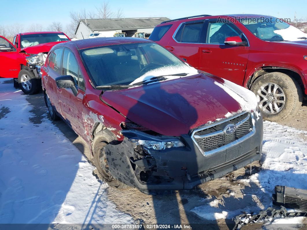 2016 Subaru Impreza 2.0i Red vin: JF1GPAA65G8248085