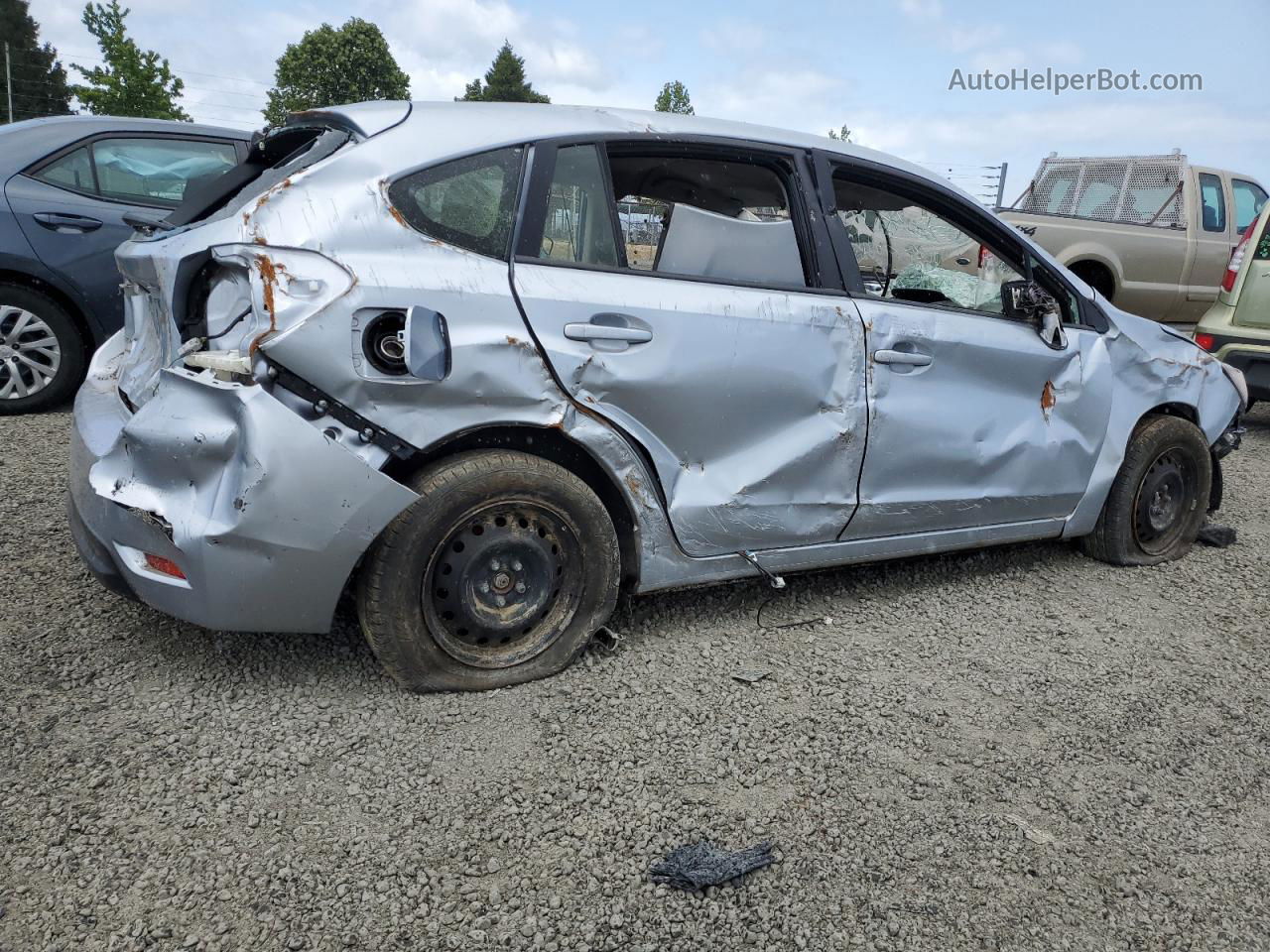 2016 Subaru Impreza  Silver vin: JF1GPAA66GH293147