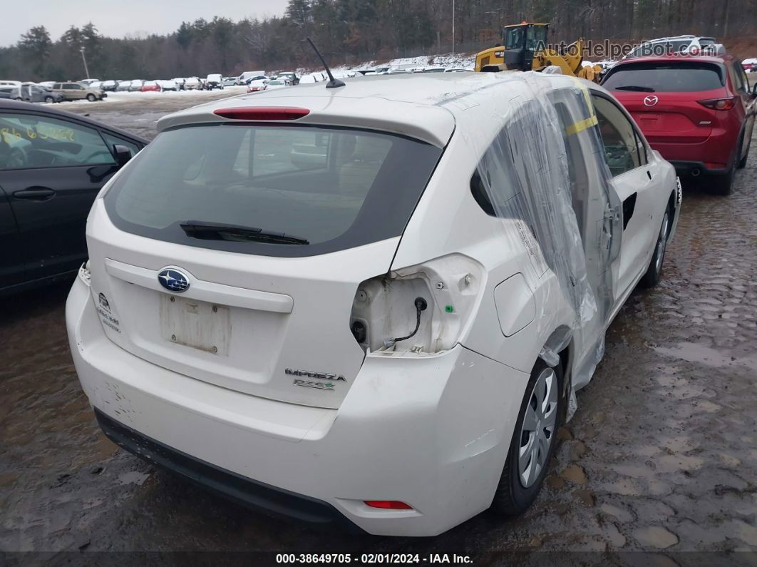 2016 Subaru Impreza 2.0i White vin: JF1GPAA67G8280231