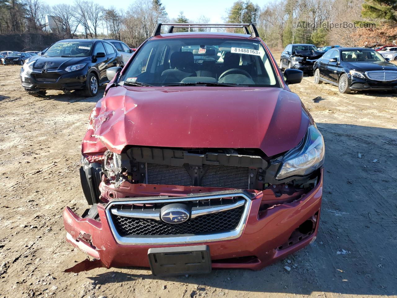 2016 Subaru Impreza  Red vin: JF1GPAA68G9287313