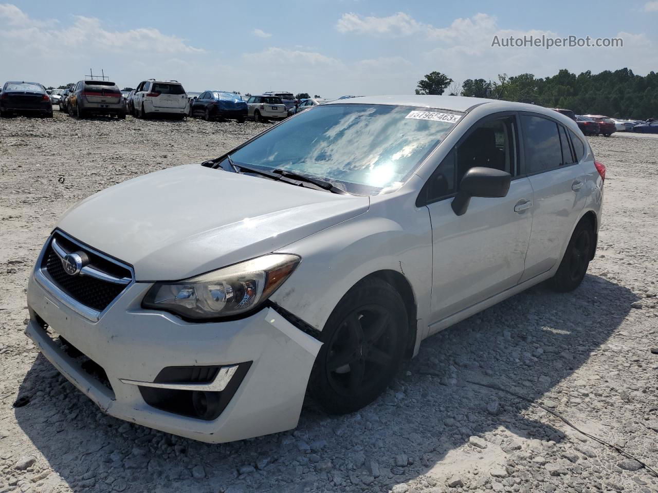 2016 Subaru Impreza  Белый vin: JF1GPAA69G8285673