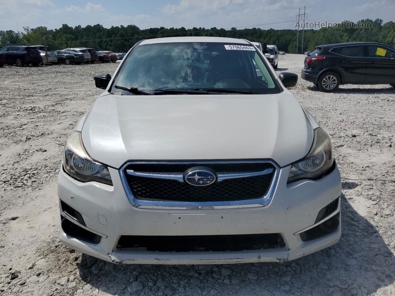 2016 Subaru Impreza  White vin: JF1GPAA69G8285673