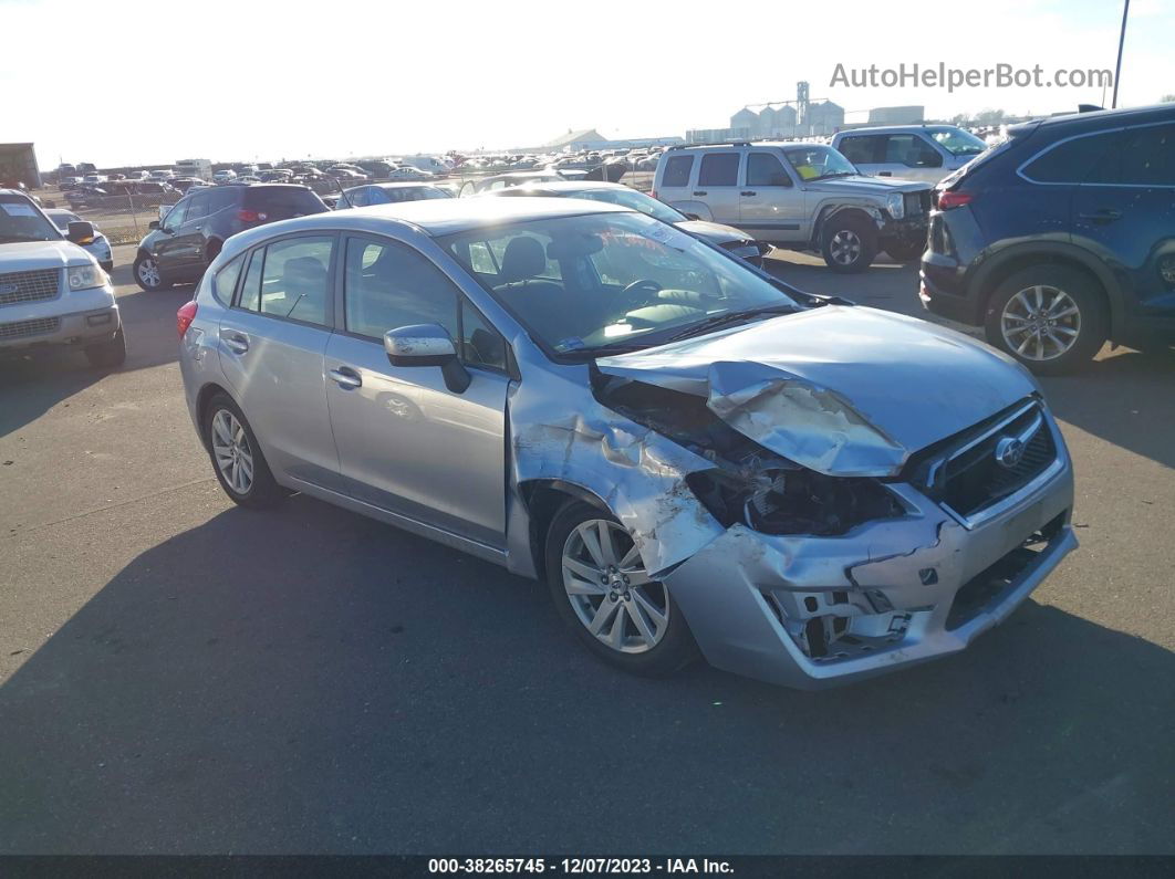 2016 Subaru Impreza 2.0i Premium Silver vin: JF1GPAB60G8266010