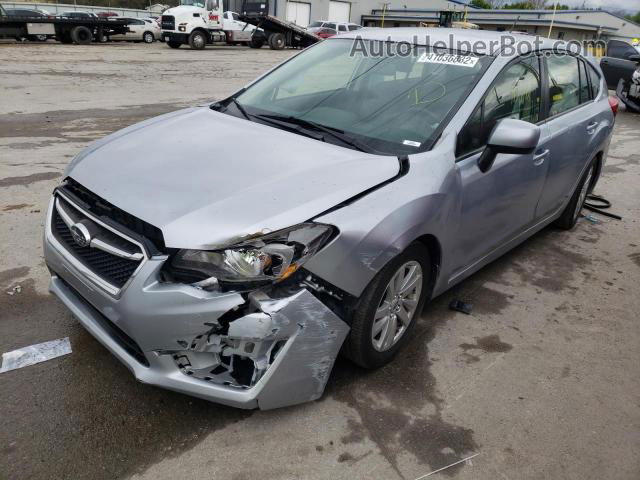 2016 Subaru Impreza Premium Серебряный vin: JF1GPAB62G8225250