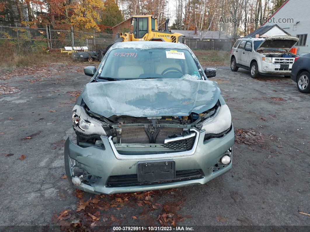 2016 Subaru Impreza 2.0i Premium Зеленый vin: JF1GPAB62GH206939