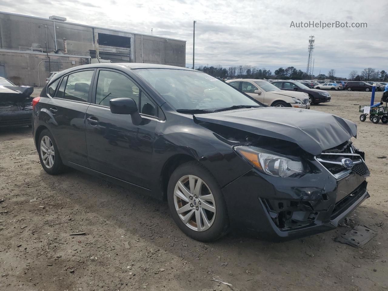 2016 Subaru Impreza Premium Черный vin: JF1GPAB64G8234872