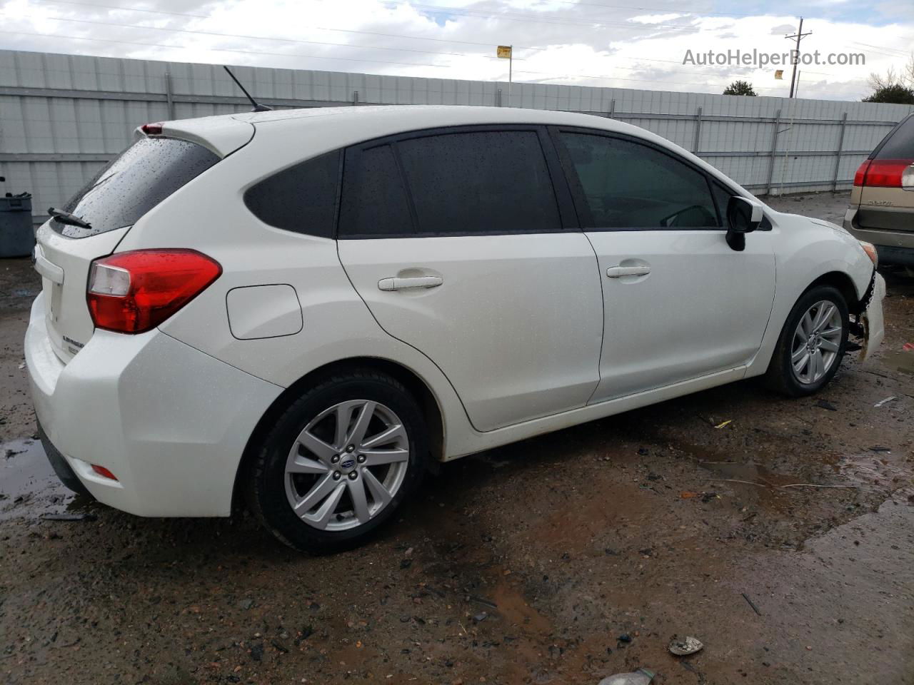 2016 Subaru Impreza Premium White vin: JF1GPAB65G8349626