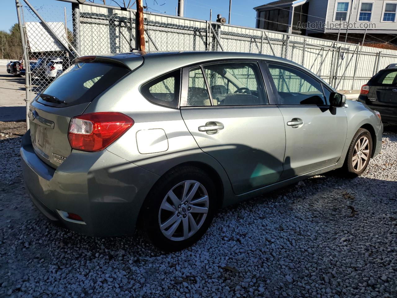 2016 Subaru Impreza Premium Green vin: JF1GPAB65GH231253