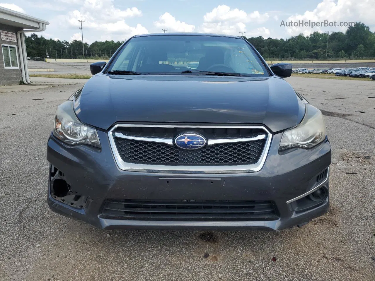 2016 Subaru Impreza Premium Gray vin: JF1GPAB66G8262348